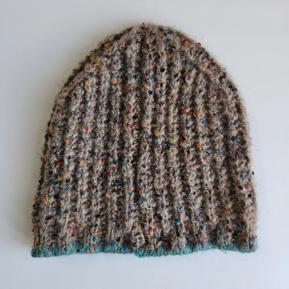 Free People Flecked Knit Multicolor Beanie